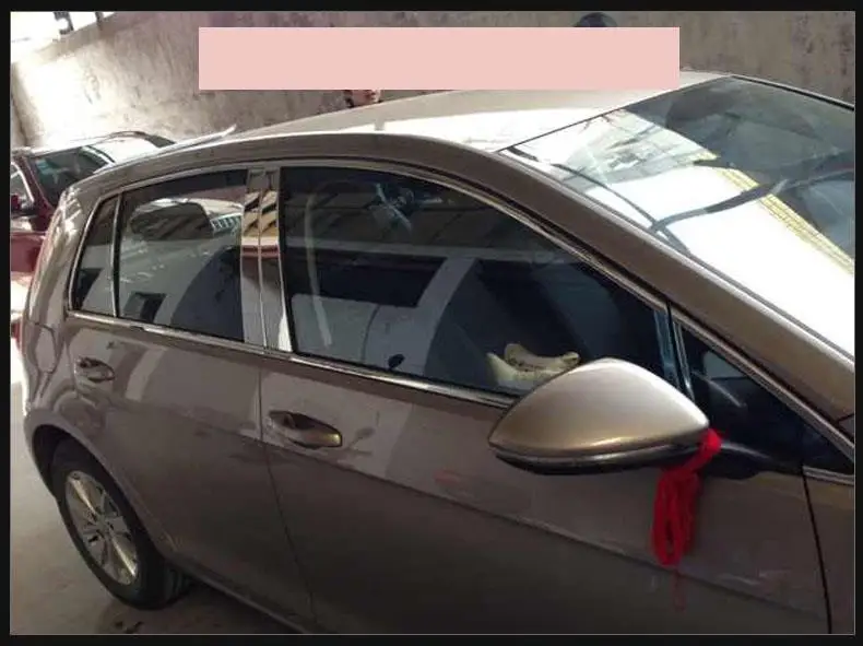 Нержавеющая сталь внешний подоконник крышка планки для volkswagen golf mk7 2013 2014 2015 2016 2017