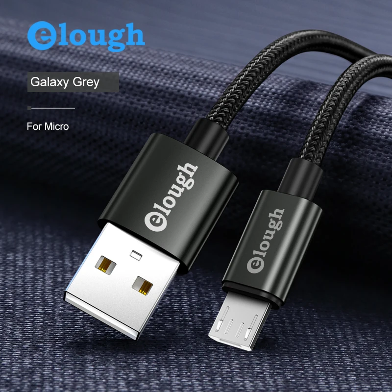Elough USB кабель для micro usb мобильного телефона Быстрая зарядка samsung a5 2017 xiaomi redmi