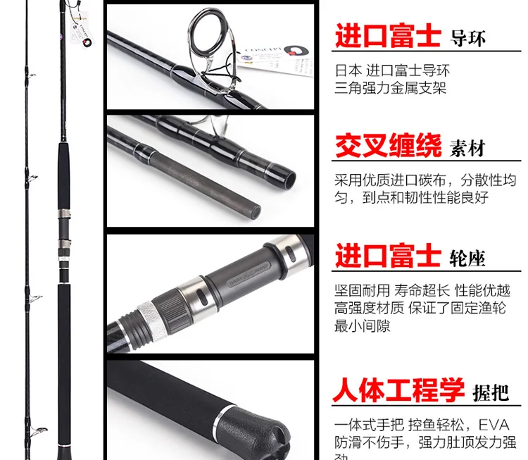 Новинка, Lurekiller, удочка, полное кольцо Fuji, части для отжима, удочка, океанская выскакивающая удочка, 2,7 м/3,0 м, pe 2-5, жесткая удочка для отжима в соленой воде