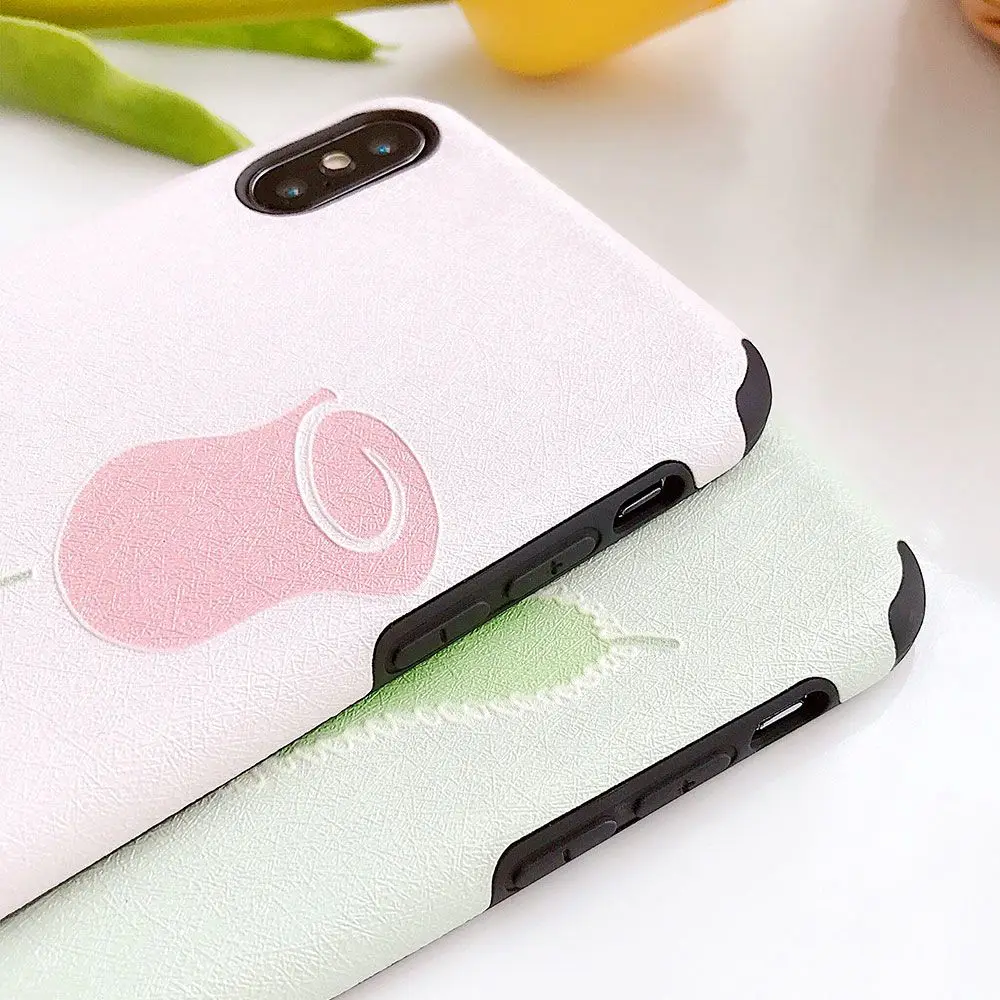 KISSCASE Embossed Phone Case For iPhone 7 X XR XS MAX 8 Plus Soft TPU Silicone Shockproof Funda 6 6S |