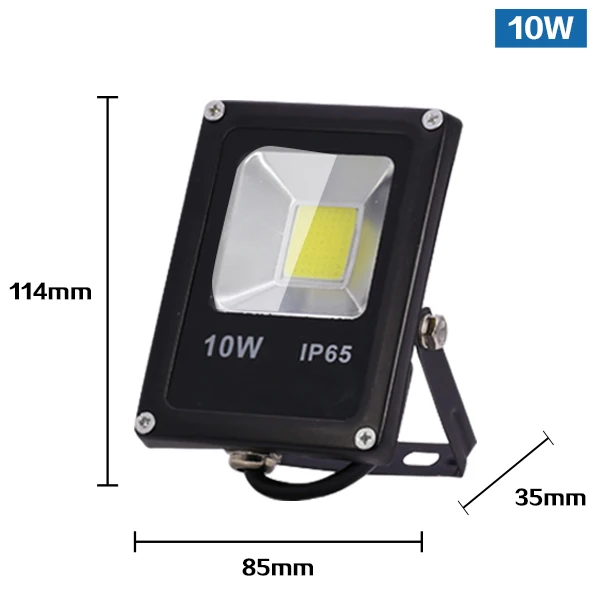 no motion sensor 10w Движения Сенсор Светодиодный прожектор светильник Водонепроницаемый IP65 отражатель светильник лампа 10 Вт 30 Вт 50 Вт 220 В foco светодиодный внешний для использования на природе, точечный светильник - Испускаемый цвет: no motion sensor 10w