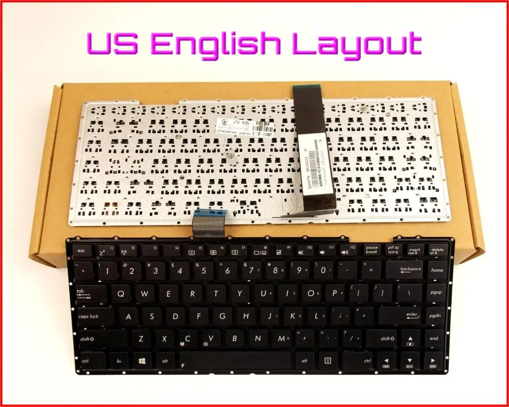 

New Keyboard US English Version for ASUS 13GN4O1AP030-1 MP-11L93US-920 X401EI235A 0KNB0-4100US00 AEXJ1U00010 Laptop No Frame