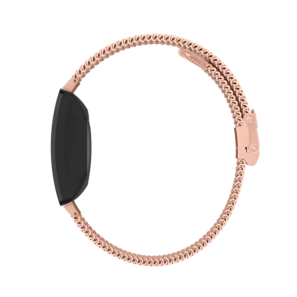 4 цвета миланские двойные безопасные часы с застежкой для Fitbit Inspire из нержавеющей