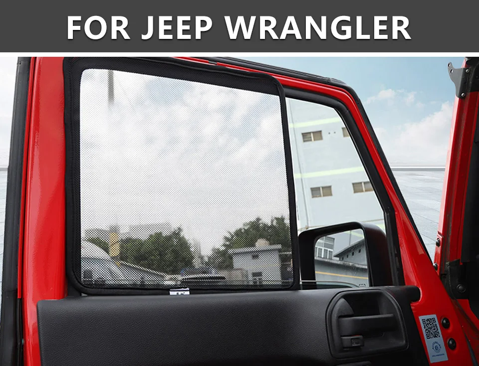 SHINEKA боковое окно солнцезащитные очки для Jeep Wrangler JK 2007- анти УФ Защита от солнца на лобовое стекло Защита от Солнца Чехол для Wrangler JK аксессуары