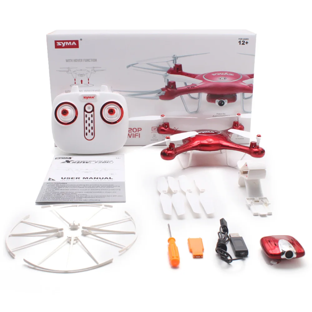 SYMA X5UW RC Квадрокоптеры дроны Wi Fi FPV контроль HD CAM 2 4G 4CH 6 осевой гироскоп