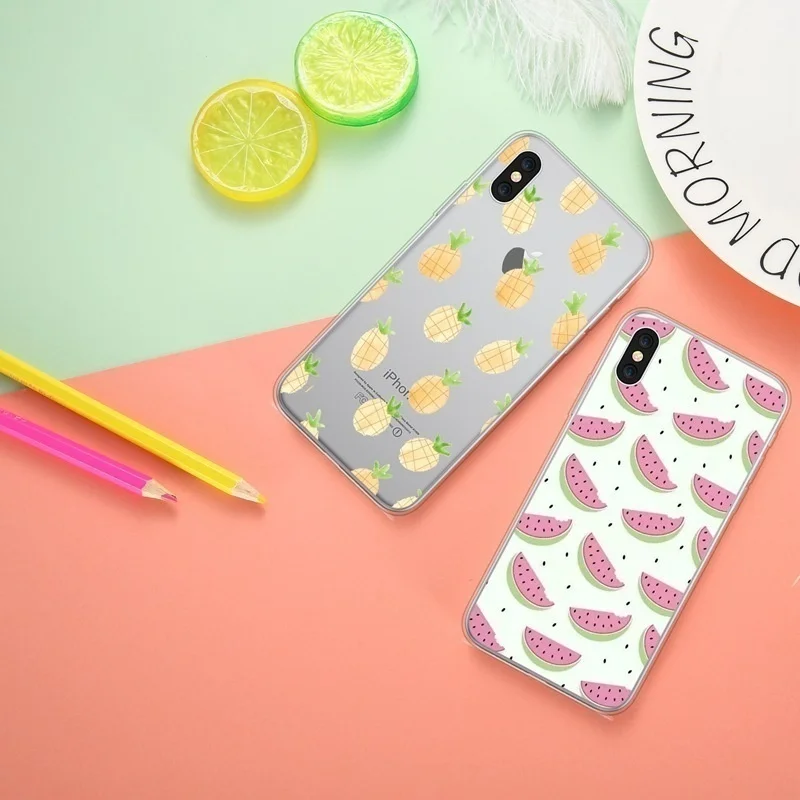 Чехол KISSCASE С КАКТУСОМ для Huawei P20 Lite чехол из ТПУ с узором телефона P9 P10 Honor 8 9