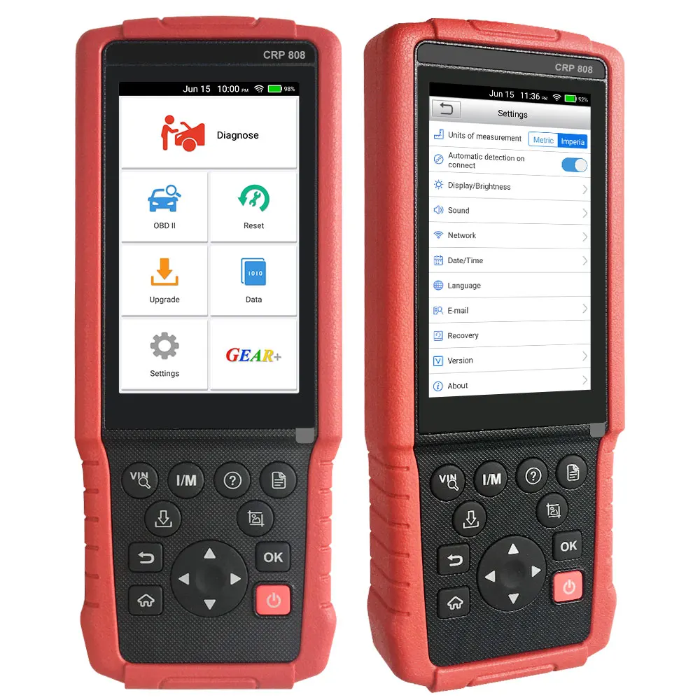 LAUNCH X431 CRP808 OBD2 сканер полная система OBD 2 Автомобильный диагностический инструмент Автосканер для американских автомобилей автоматический сканер