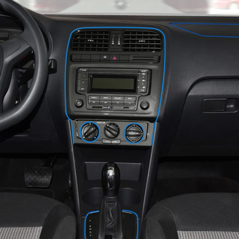Декоративные линии для салона автомобиля 5 м Volkswagen vw POLO Tiguan Passat CC Golf GTI R20 R36 EOS Scirocco