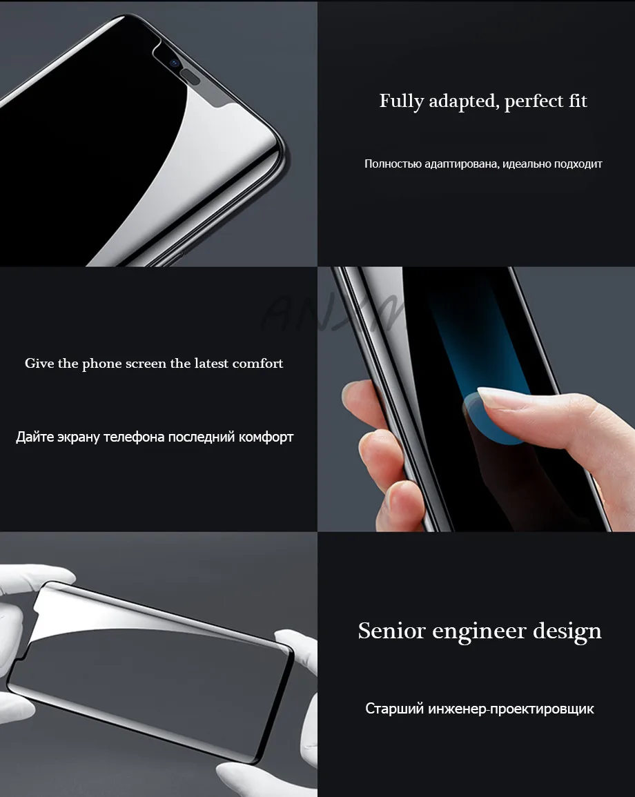 5D закаленное стекло для huawei mate 30 20 Pro lite, защита экрана, защита от синего излучения, полное покрытие, стекло для huawei mate 20 30 lite Pro