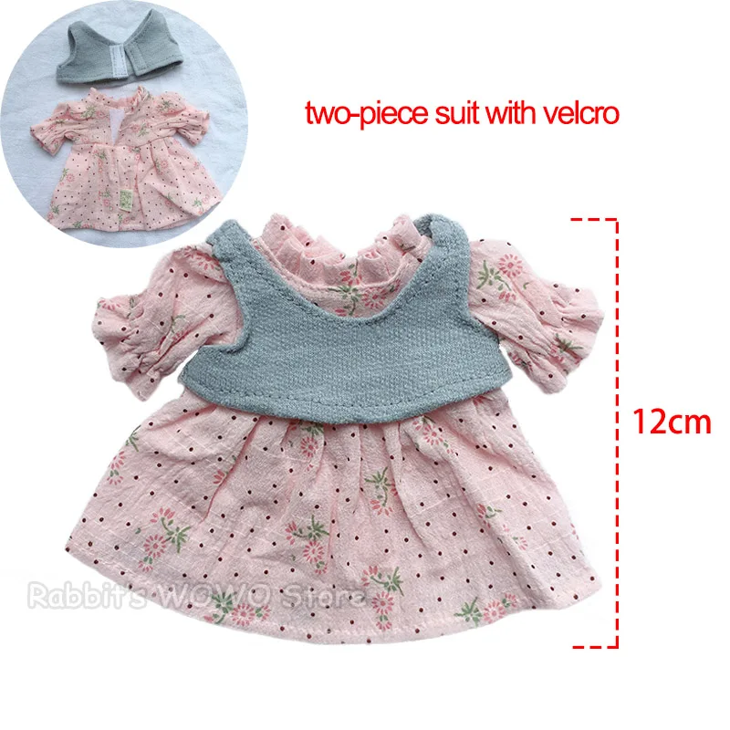 g Одежда для кукол подходит 30 см Le Sucre Кролик Плюшевая Кукла и 1/6 BJD кукла девушка кукла Цветочное платье пара костюм куклы аксессуары - Цвет: g