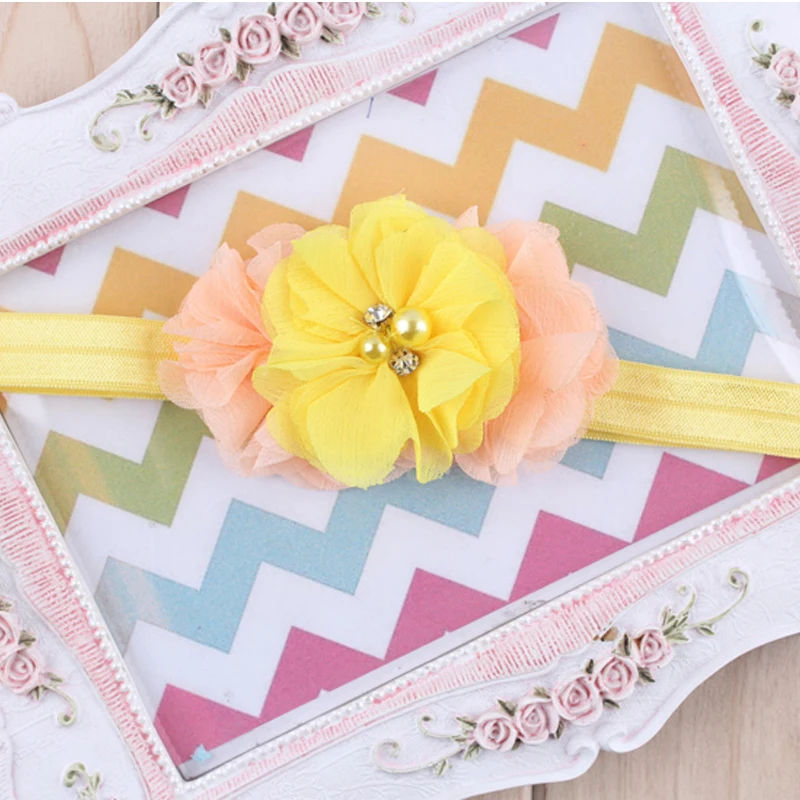 1 шт. детская лента для волос со стразами и жемчугом|headband kids|flower headbandkids hair accessories |