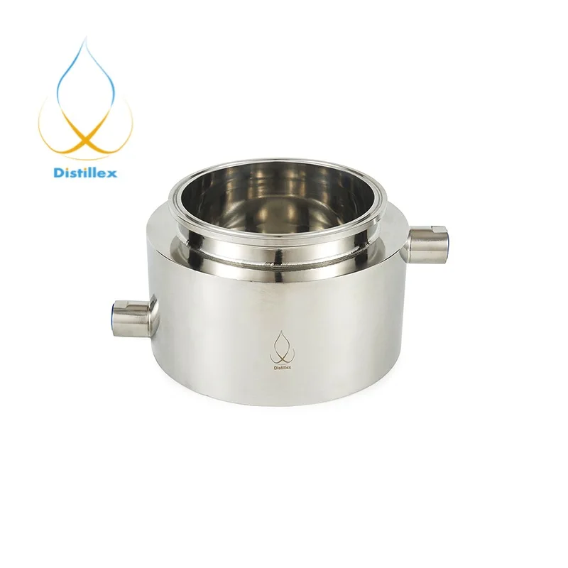 4 &quotx 4&quot куртка Platter Tri Clamp. Санитарная нержавеющая сталь 304 BHO close loop extractor|Фитинги