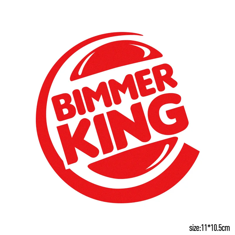 Автомобильные наклейки BIMMER KING на заказ наклейка автомобильный Стайлинг для bmw e46