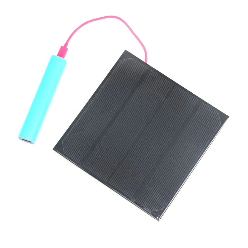 4 5 Вт 6 в монокристаллическая Солнечная Панель зарядное устройство для банка