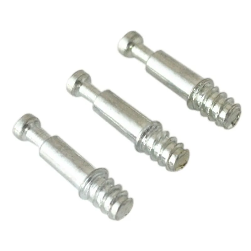 ELEG-10pcs винты для мебели, гайки с болтами, соединительные болты, разъем для шкафа M6, новинка, 2 в 1, эксцентриковые колесные винты