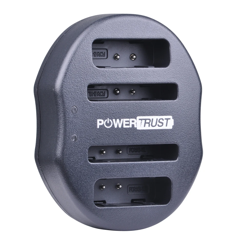 Аккумулятор для камеры PowerTrust NB-11L NB 11L 4 шт. 1200 мАч NB11L + зарядное устройство с двумя