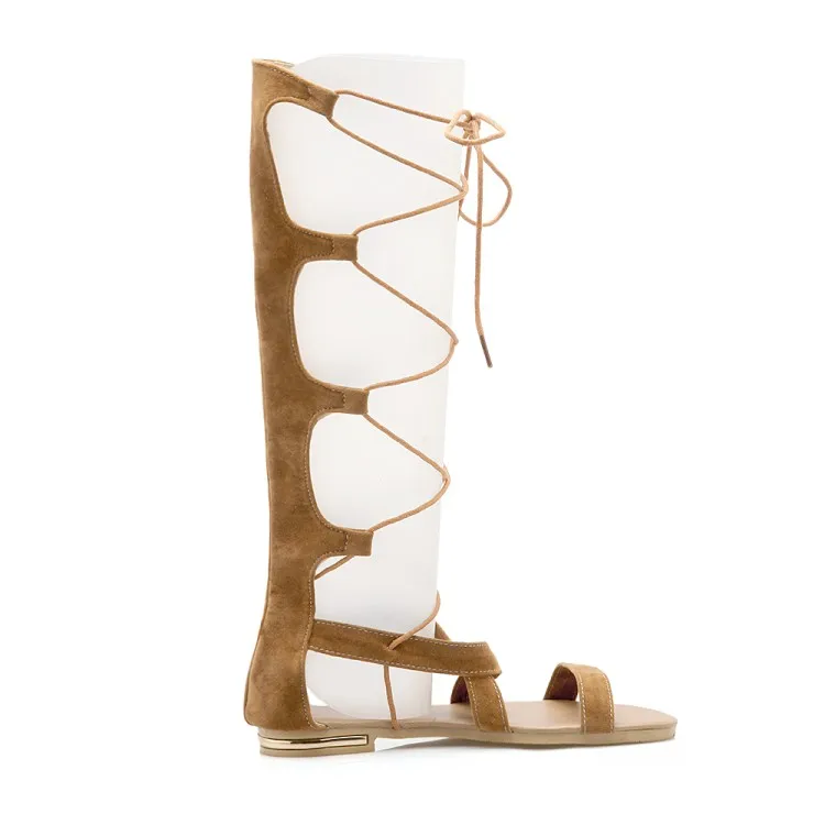 Женская обувь Сандалии гладиаторы Модная женская размера плюс 34 43 и выше Обувь 2017