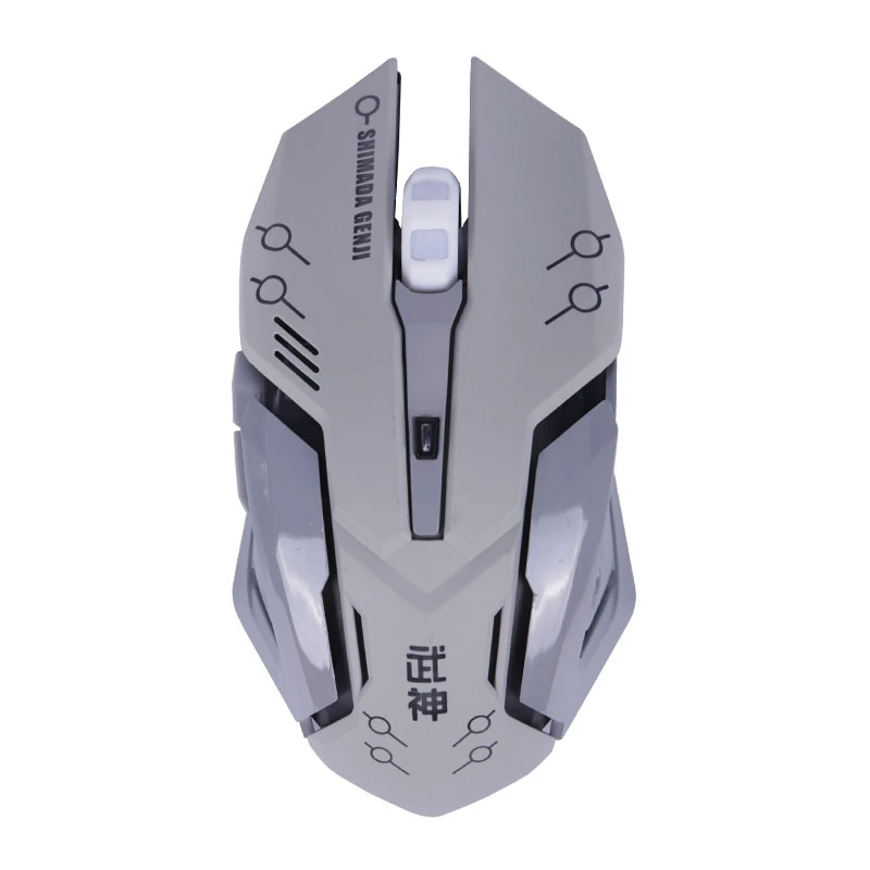 OW мышь с дышащей светодиодной подсветкой игровая D. VA Mercy Reaper Genji Проводная USB