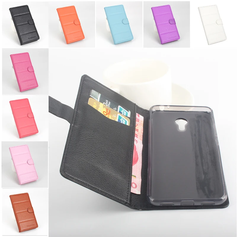 Для Meilan Note 3 чехол для телефона Фолио Флип чистый цвет Личи шаблон PU кожаный