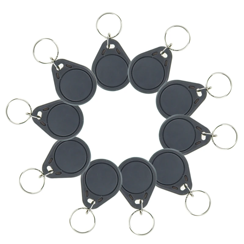10 шт. RFID брелоки 13,56 МГц rfid брелоки NFC метки ISO14443A MF Classic® 1k nfc ключ-карта для контроля доступа