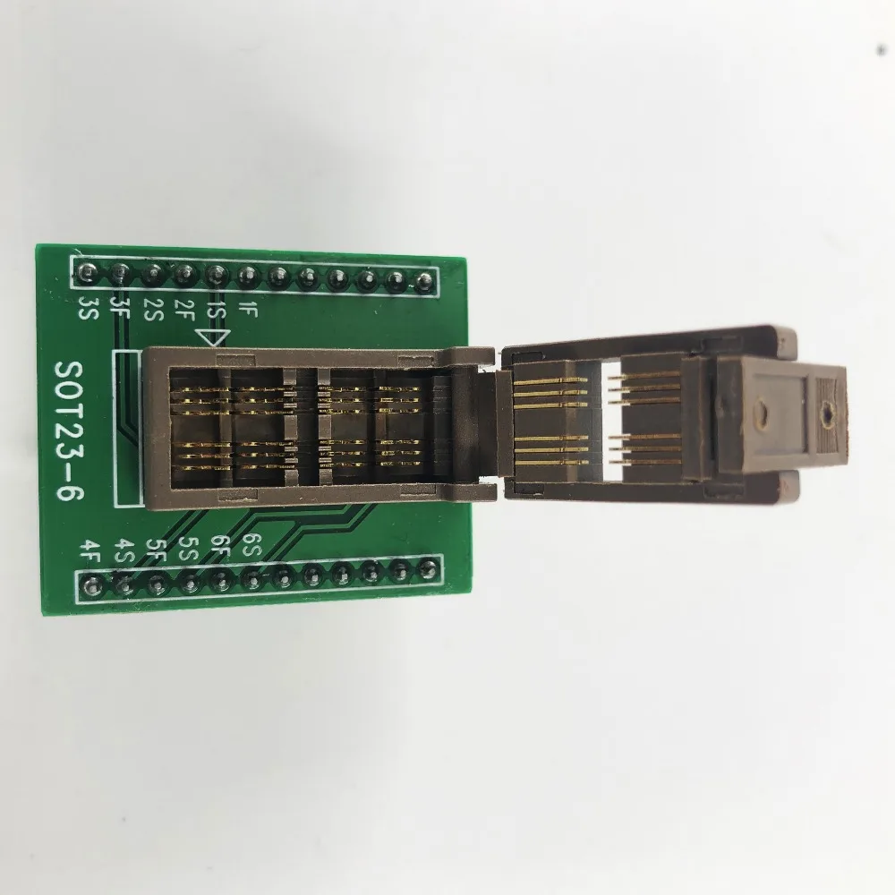 SOT23 6L 1.7 обжиг в гнездо шаг штыря 0 95 мм IC Размер корпуса 1 7 раскладушка тестовый