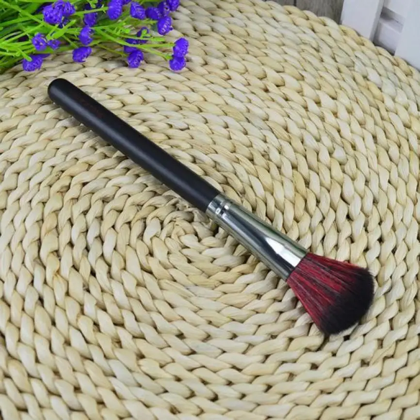 Круто! Приложение 18.8 см/7.40 &quotМода длинной деревянной ручкой полюс Косметическая