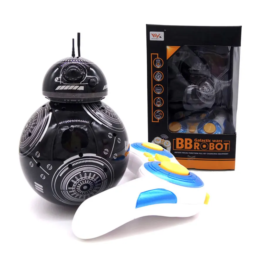Звездные войны 7 BB8 BB9 2 4 ГГц/40 мГц дистанционного управления робот RC умный фигурка
