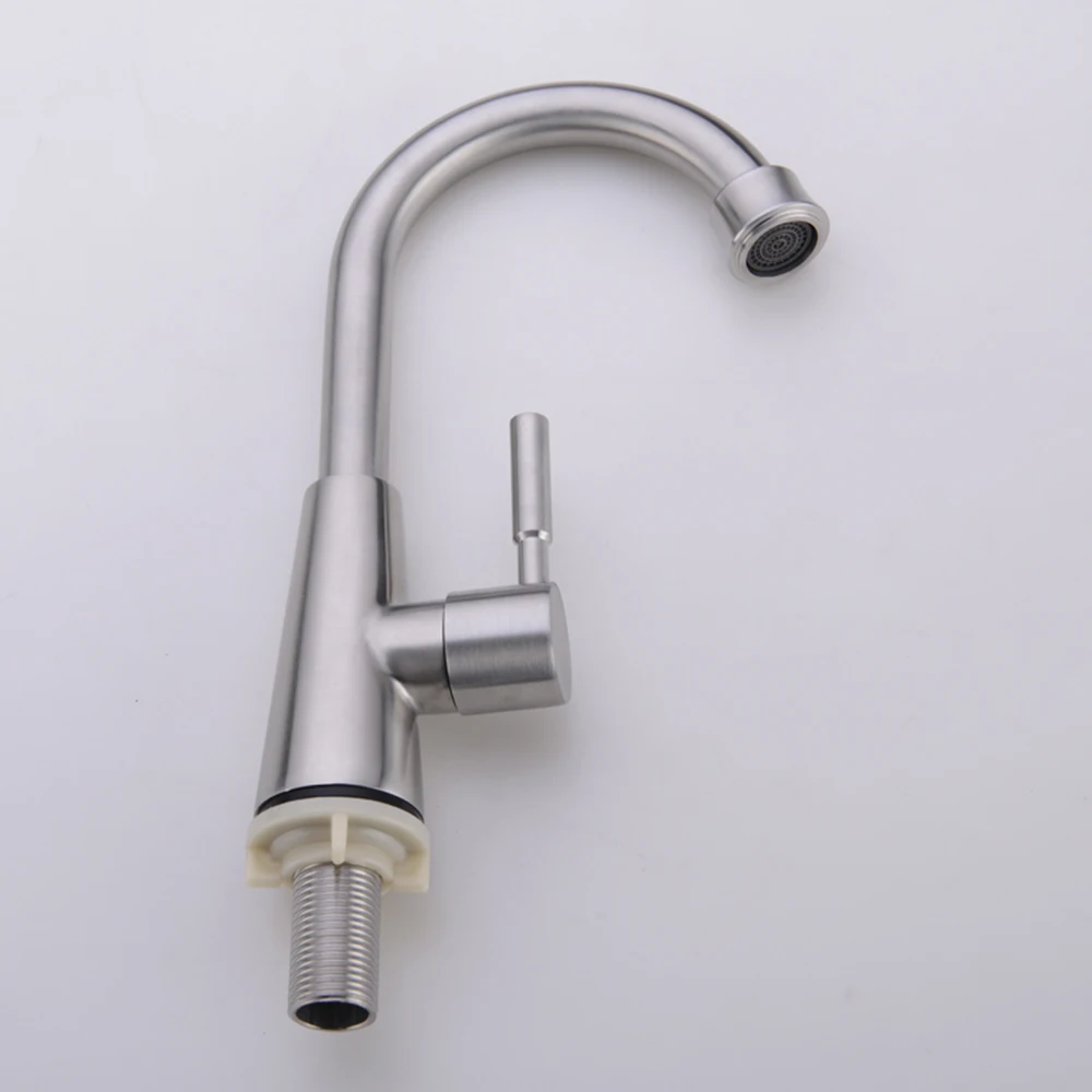 Смеситель для кухни из нержавеющей стали привести один кран раковины