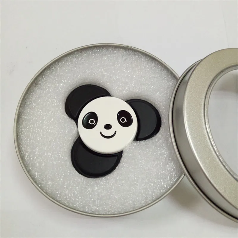 Милый Спиннер для девочек игрушка панды ручной из металлического материала