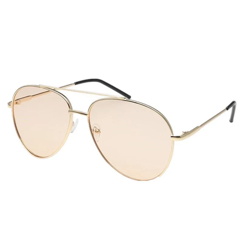 Cubojue Women Sunglasses Men Aviation 151mm Oversized Sun Glasses for Woman Fashion Pilot Ladies Yellow Black Lens | Аксессуары для