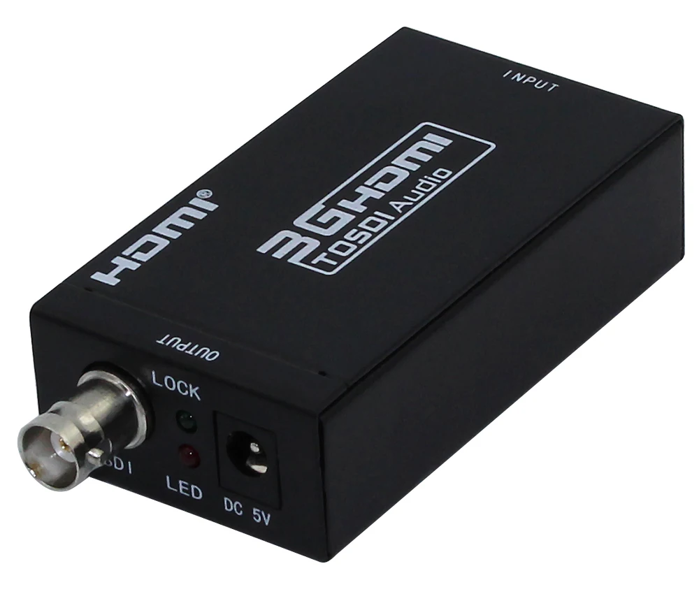 1 шт. мини 3G 1080P HDMI To SDI SD HD видео конвертер с адаптером питания|Кабели HDMI| |