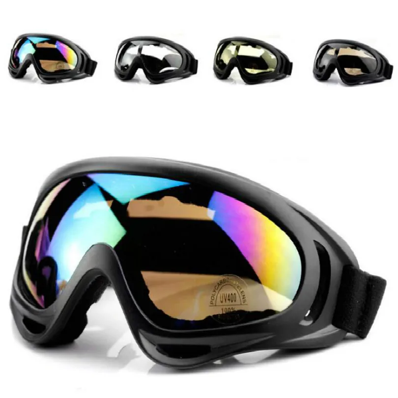 

windproof motocross glasses night vision motocross goggles ski goggles dustproof Resistance to fold 4colors free shipping