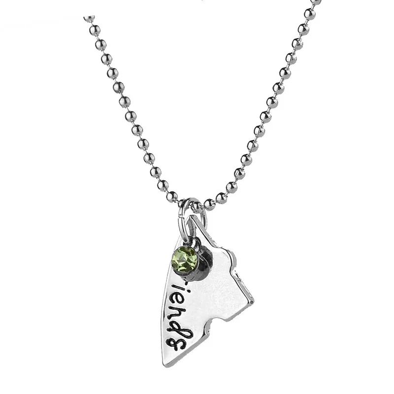 Новый стиль 4 шт./компл. Прошитое ожерелье в форме разбитого сердца для лучших