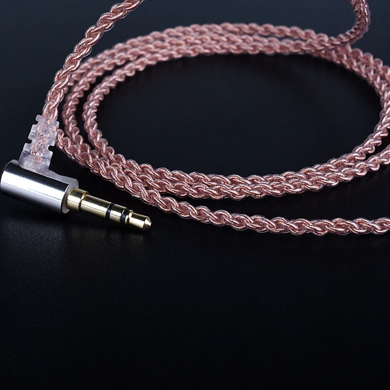 Обновленный кабель HIFI MMCX для Shure SE215 SE535 SE846 SE425 провод наушников с термоусадочной