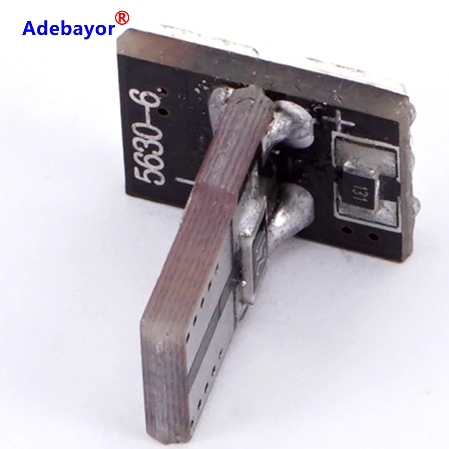 100 X T10 w5w печатная плата без ошибок 168 194 5630 5730 6smd светодиодный SMD Светодиодная