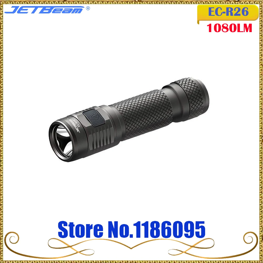 2017 Jetbeam Niteye EC R26 фонарь Edc Cree XP L Led 1080 люмен 4 модель памяти Функция Боковая кнопка