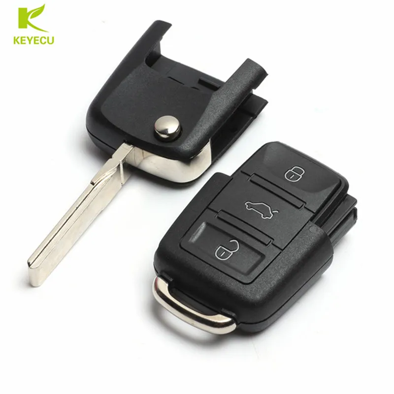 KEYECU 1J0 959 753 P 1J0959753P складной дистанционный ключ без ключа вход передатчик стартера