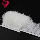 52 цвета, 1 метр, ширина 10-15 см, милое пушистое цветное страусиное перо, атласное украшение для одежды