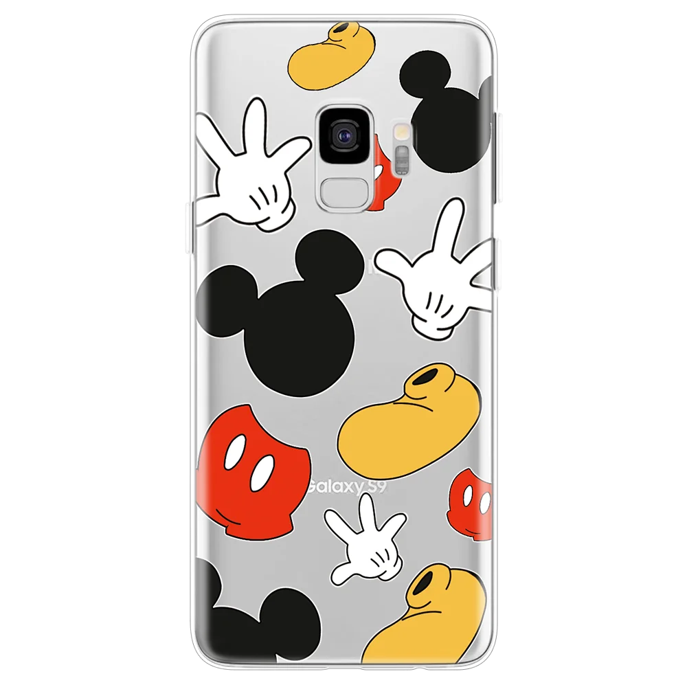 Милый прозрачный чехол из ТПУ с рисунком для samsung Galaxy S6 S7 Edge S8 S9 S10 Lite Plus S10e чехол для samsung Galaxy S10 Plus чехол