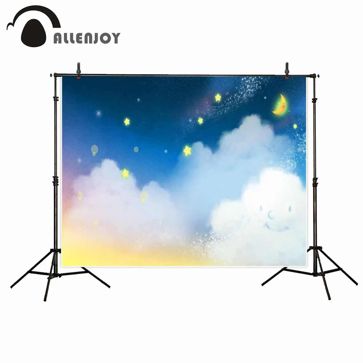 Фон для фотосъемки новорожденных Allenjoy милый мультяшный ребенок облако хлопок