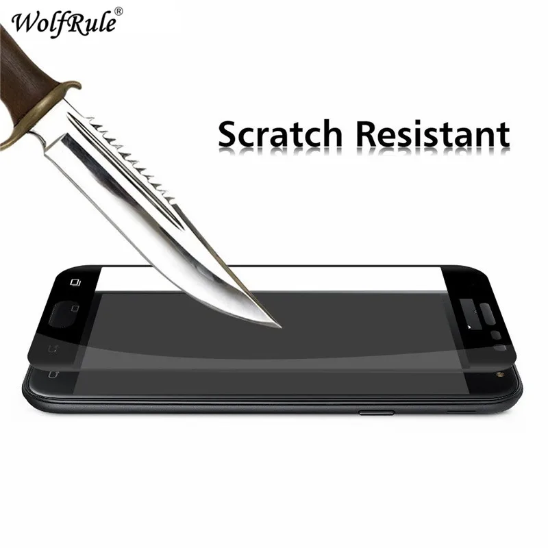 Pel&iacute;cula protectora de pantalla para Samsung Galaxy J3 Pro, vidrio templado antiexplosi&oacute;n para Samsung Galaxy J3 Pro, pel&iacute;cula de cubierta completa, 2 uds.-1