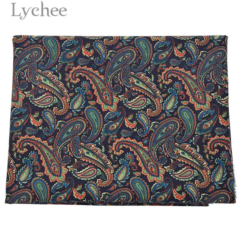 4 Lychee Life 150 см ширина винтажная ткань Пейсли в этническом стиле ткань для шитья ткань ручной работы материалы для одежды - Цвет: 4