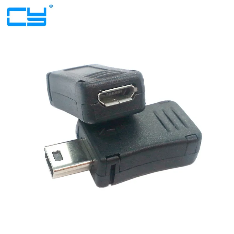 Мини USB 5pin T порт штекер Micro гнездо адаптер для общественной зарядки данных
