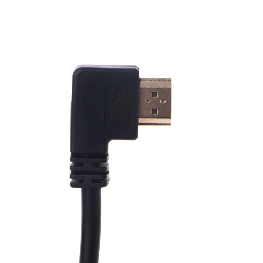 HDMI V1.4 90 градусов правый угловой штыревой прямой Женский удлинитель