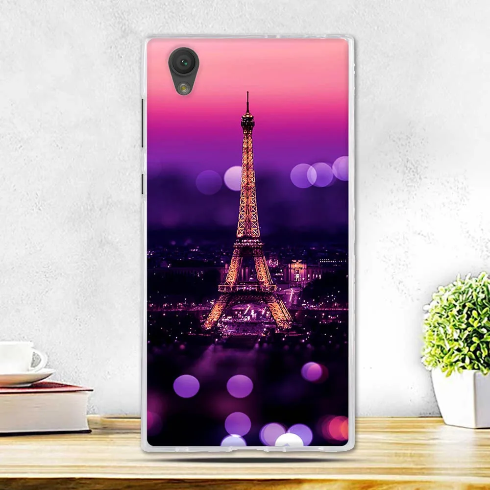 Мягкий силиконовый пластиковый чехол для телефона для sony Xperia L1 sony L1 G3311 G3312 G3313 sony Xperia E6, кожаный чехол s для sony L1 L 1 - Цвет: 2