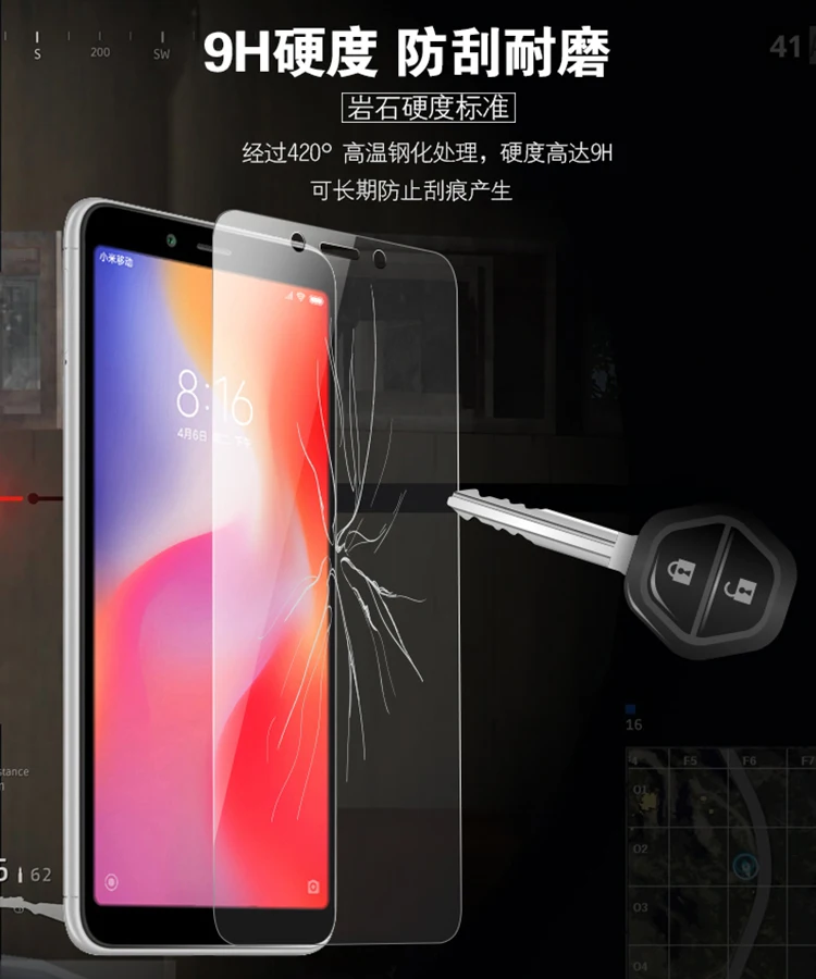 Высококачественная Защитная премиум-пленка для Xiaomi Redmi 6 Redmi6 из закаленного