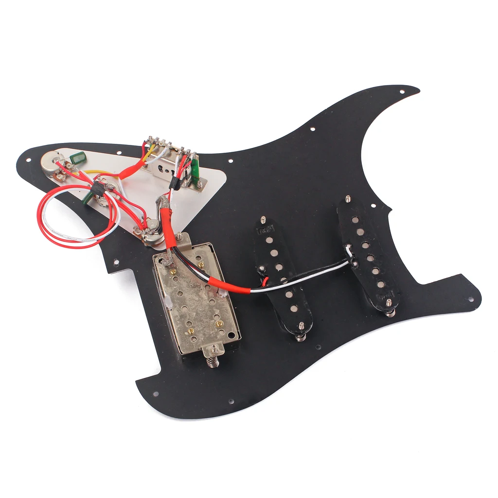 3 слоя 11 отверстий SSH стиль загружен Prewired Humbucker Pickguard набор с винтами царапин