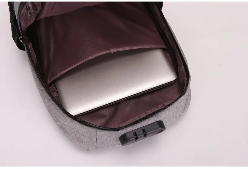 Sac dos femme USB интерфейс студенческие рюкзаки Anti-theft паролем Ноутбук Школьные сумки mochila mulheres