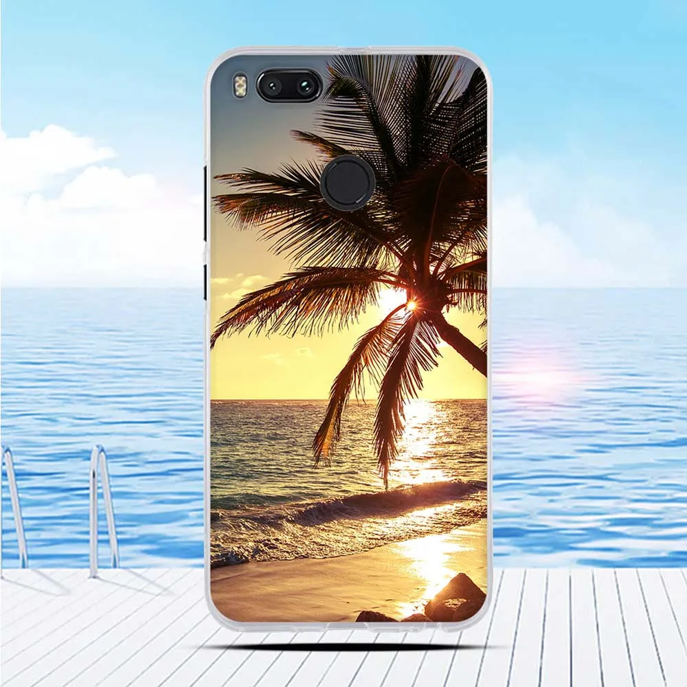 Мягкий силиконовый чехол из ТПУ с 3D рельефным рисунком для Xiaomi Mi 5X A1 | Мобильные