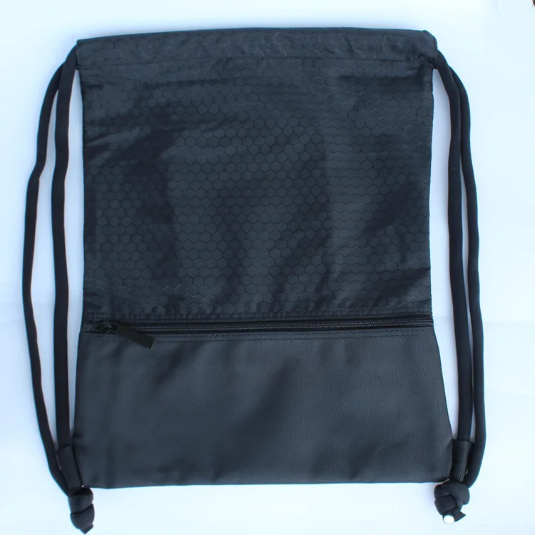 Black samll size Открытый для женщин мужчин нейлон черный сверхлегкий рюкзак футбол баскетбол мешок шнурок Охота Пешие прогулки тренажерный зал спортивные сумки - Цвет: Black samll size